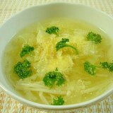 ☆キャベツとエノキタケのゆで汁スープ☆